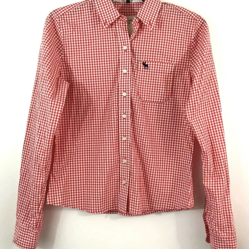 Abercrombie & Fitch Womens Size Small Red Shirt